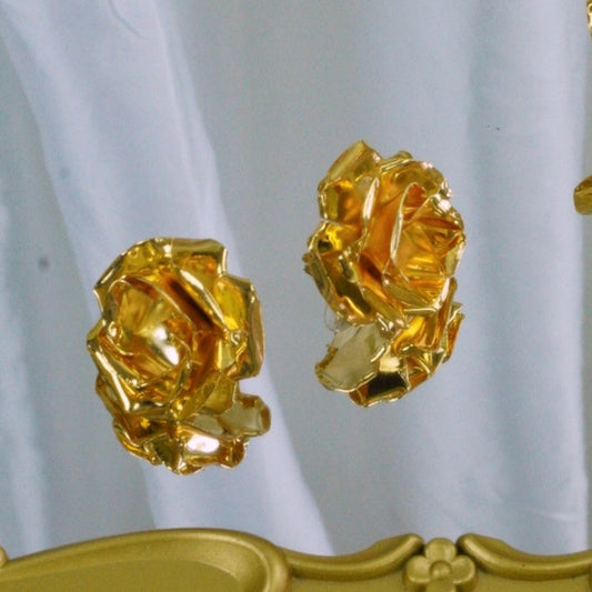 Aretes Florecita Dorada