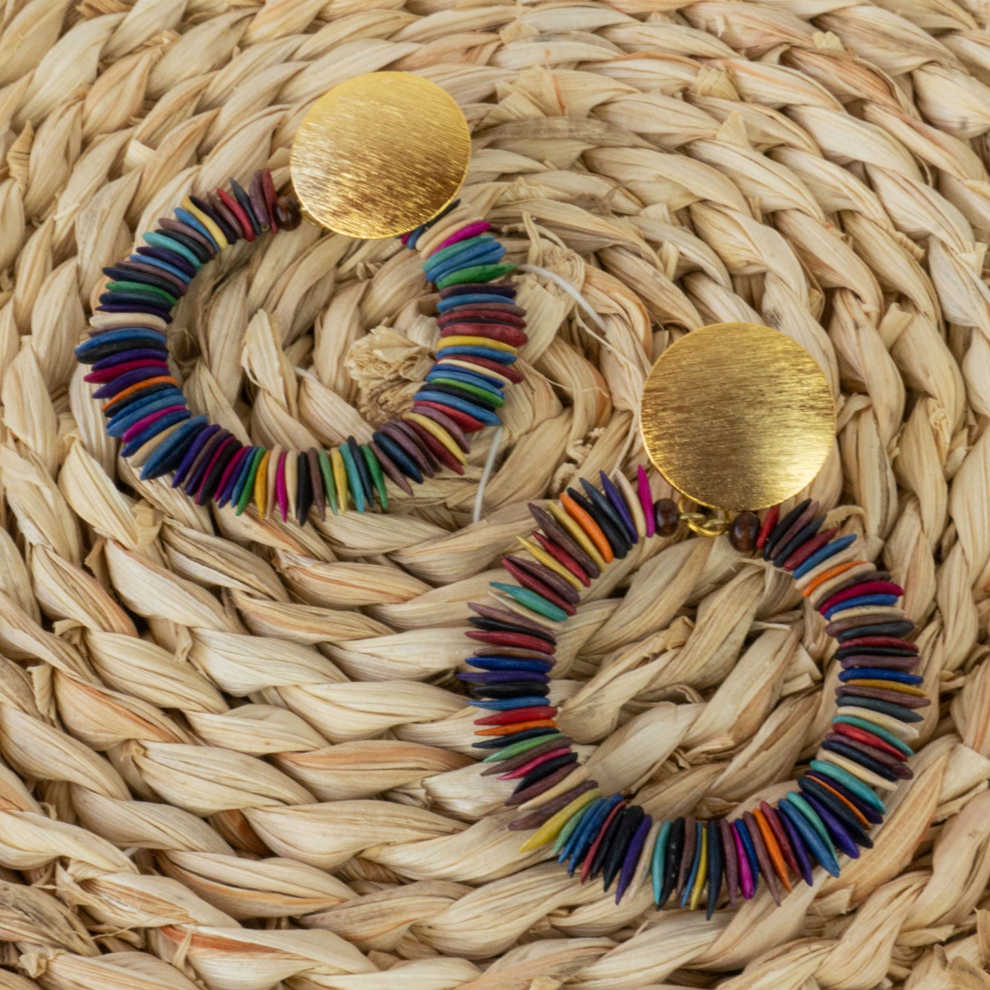 Aretes Semilla Azul