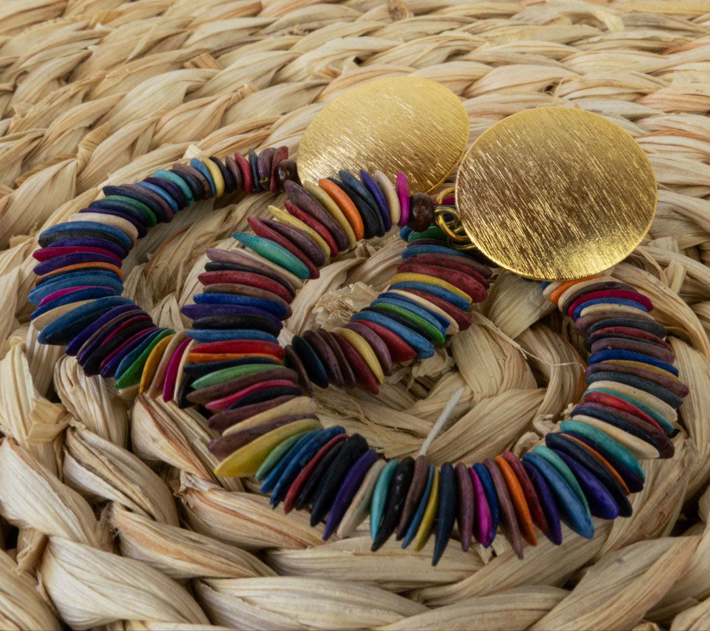 Aretes Semilla Azul