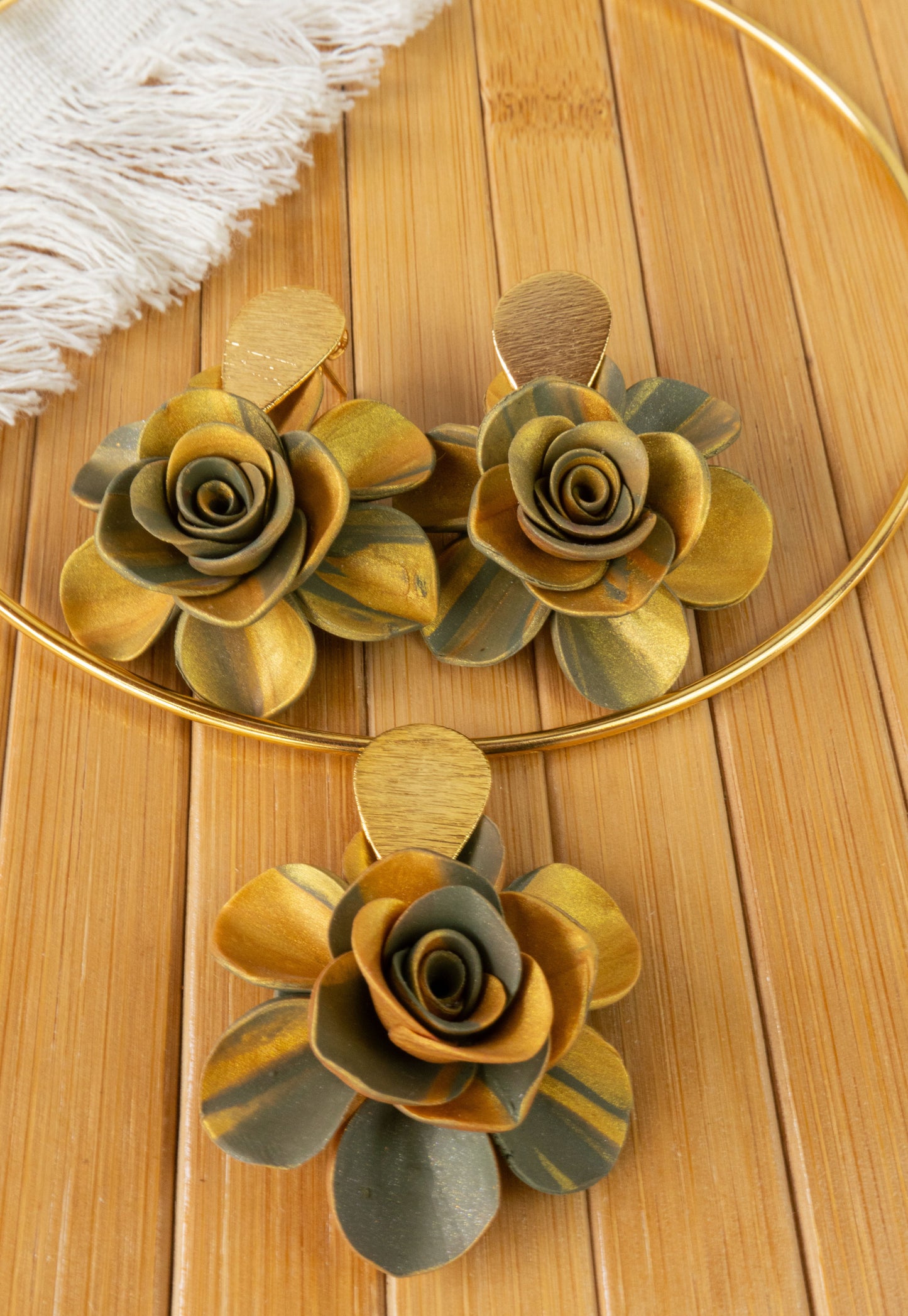 Green Flower Set