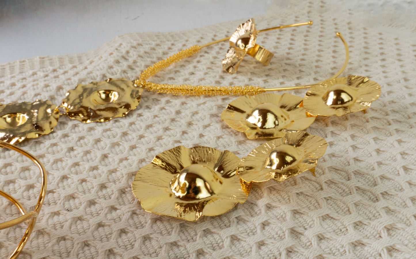 Antonella Set - necklace, bracelet, earrings, and ring