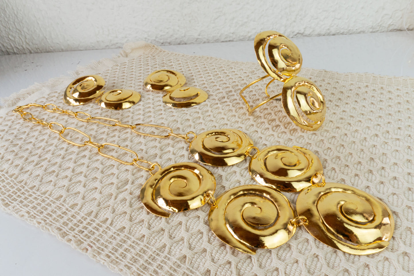 Aphrodite Set - necklace, earrings, and bracelet