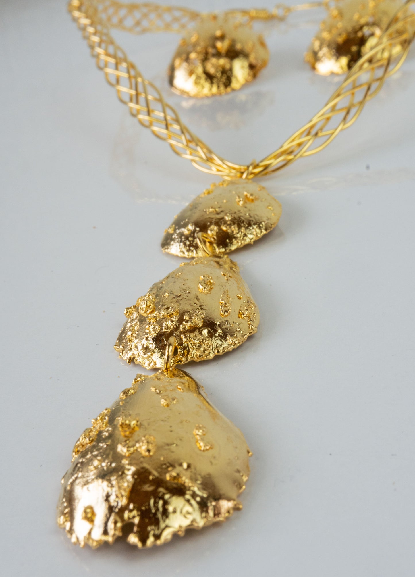 Avocalia Knitted Set - necklace and earrings