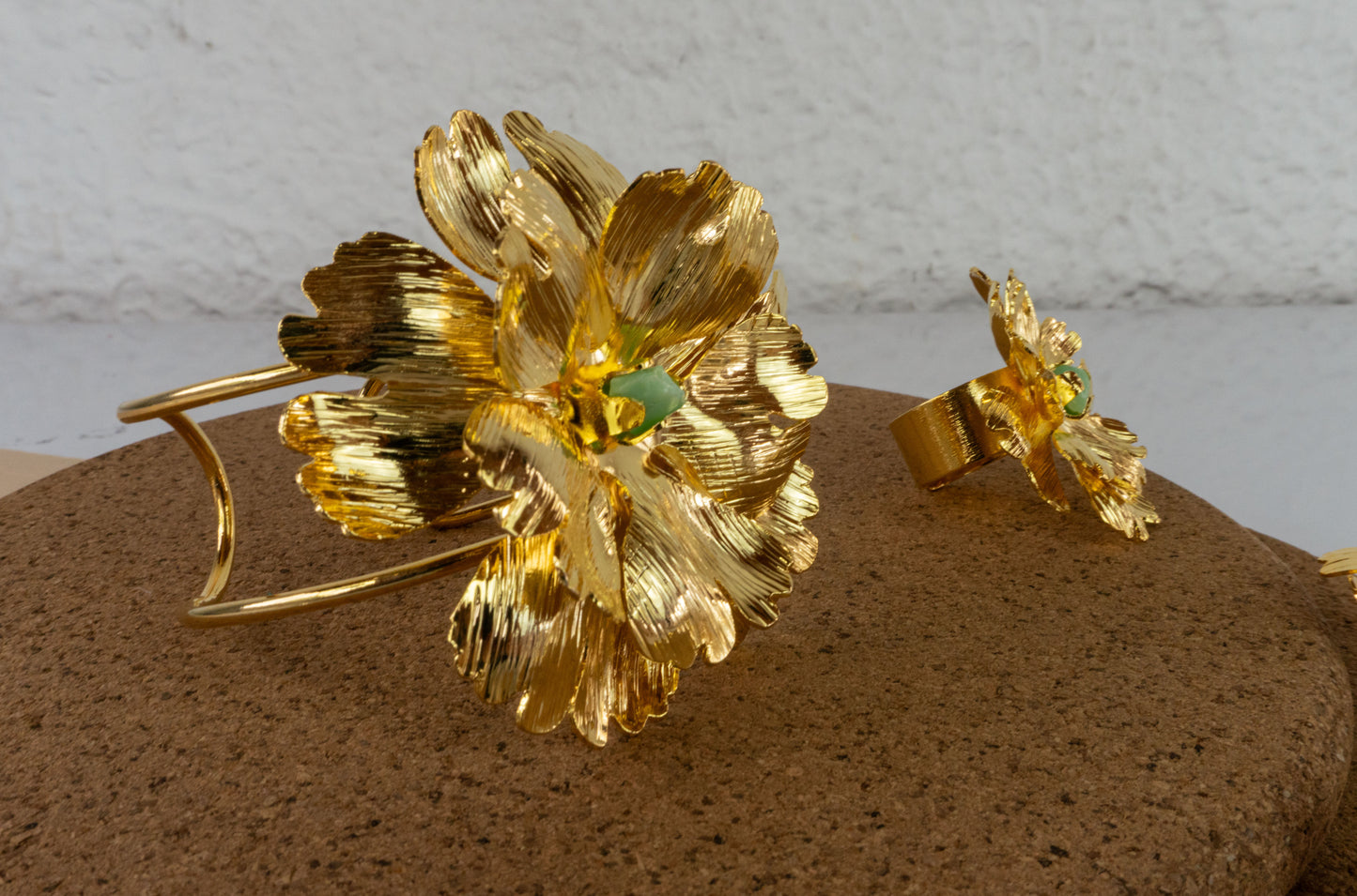 Flor Cecille Set - earrings and ring