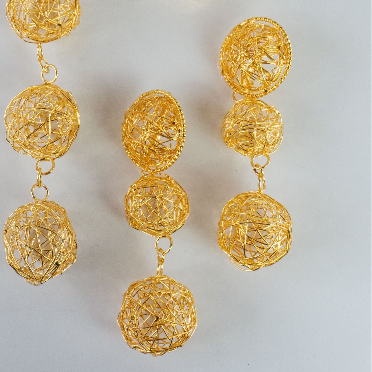 Strips  - necklace, earrings