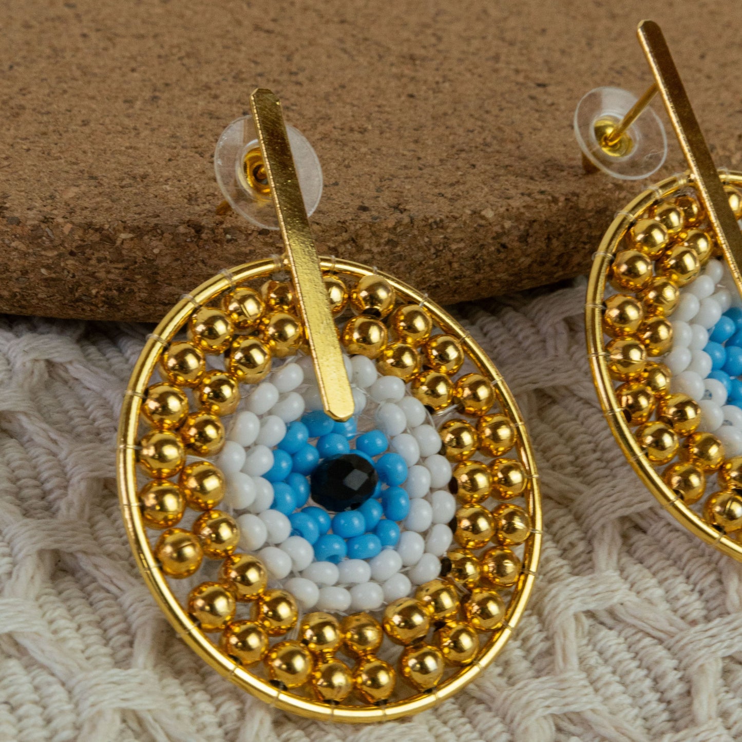Aretes Ojo Azul