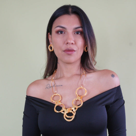 Chain Set - necklace and earrings