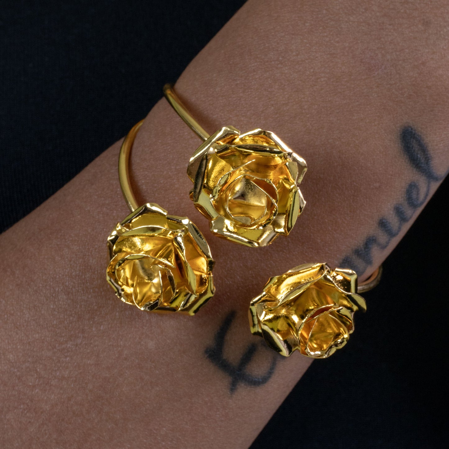 Rose Set - necklace, ring, and earrings