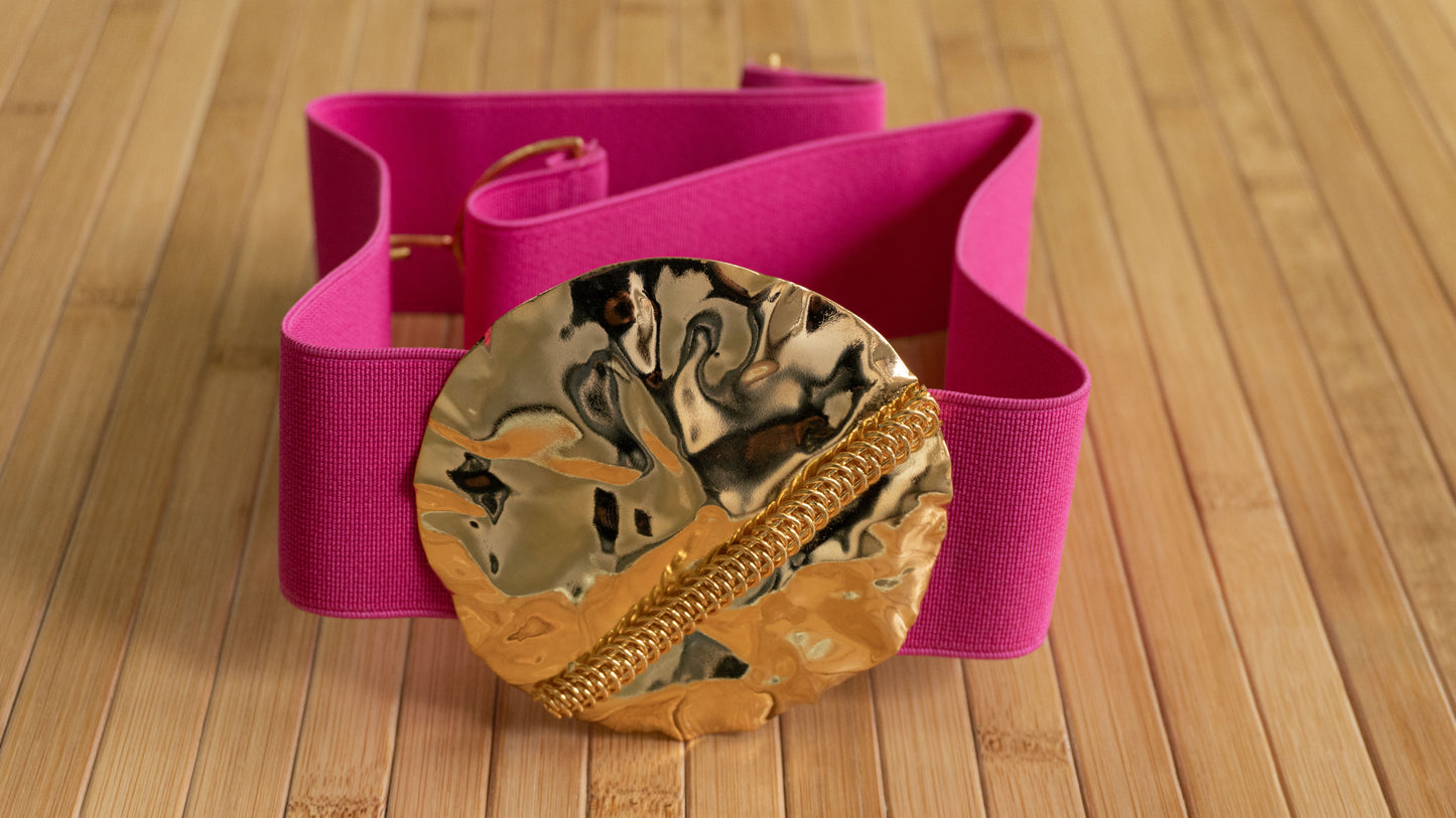 Fuccia Circle Belt
