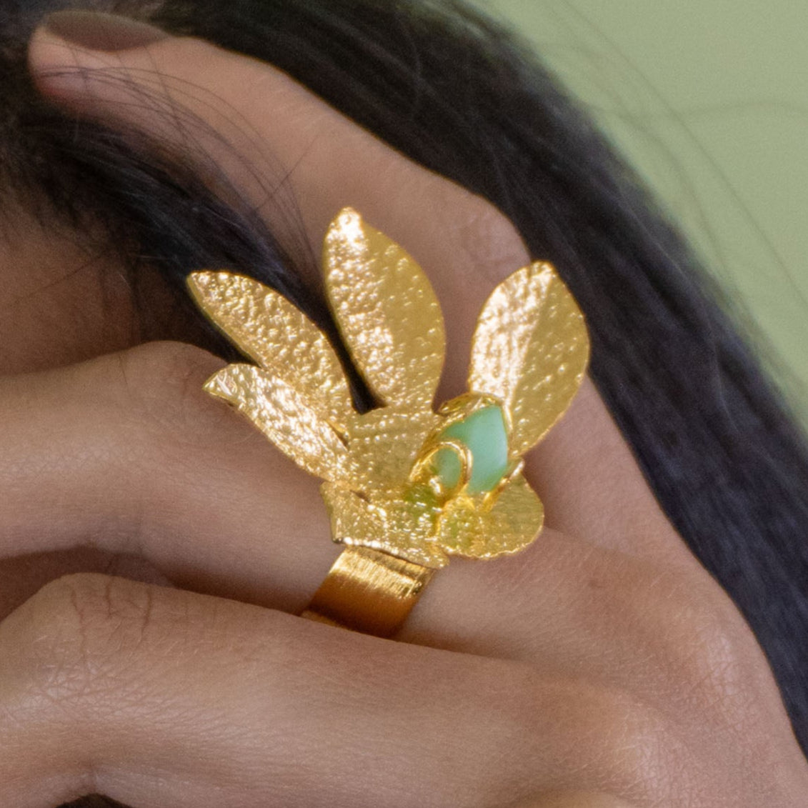 Half Flower Ring