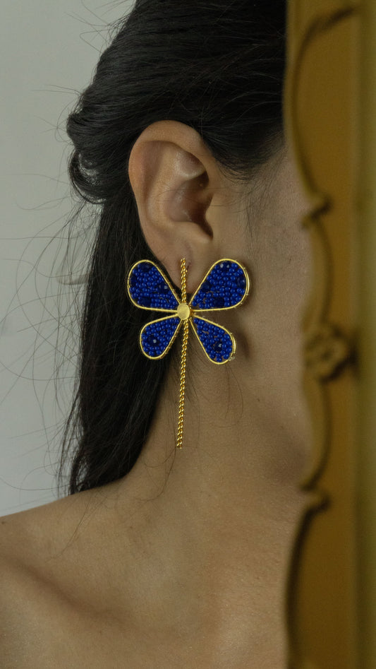 Earrings dragon-fly