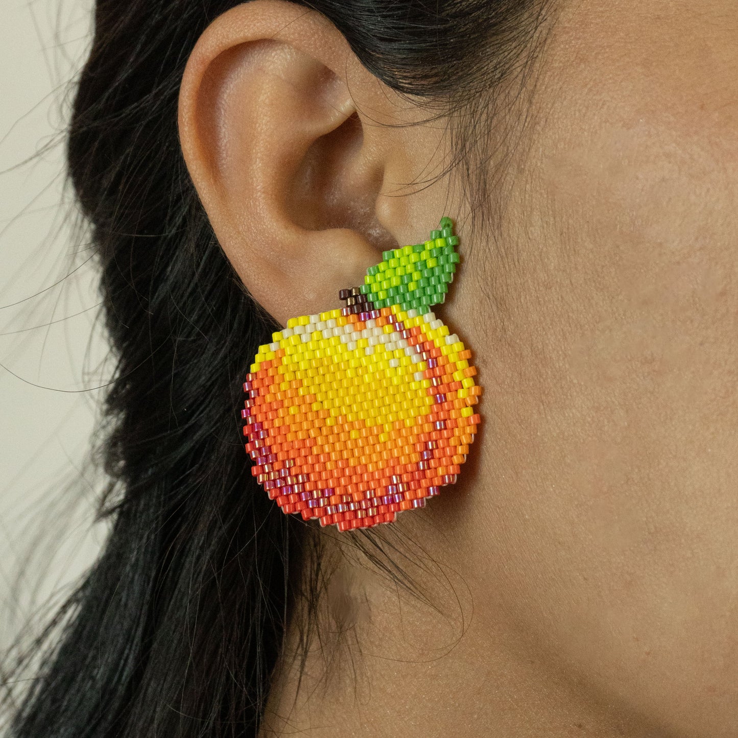 Earrings Orange