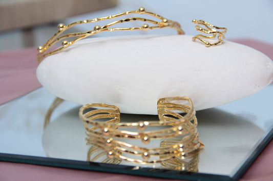 Gold-Plated Bronze Bracelet
