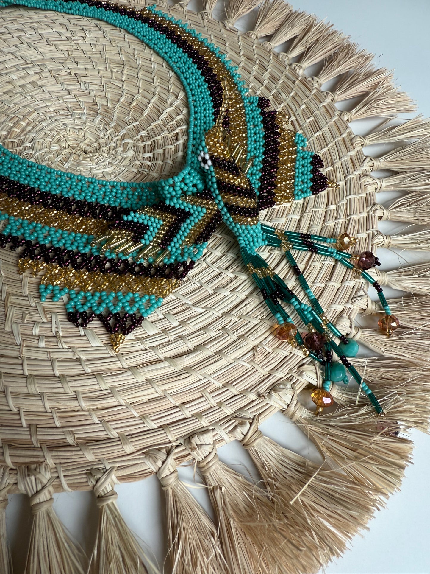 Handcrafted bird-shaped necklace