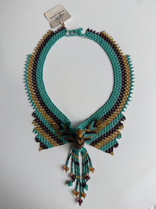 Handcrafted bird-shaped necklace