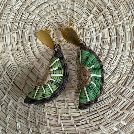 Kiwi earrings