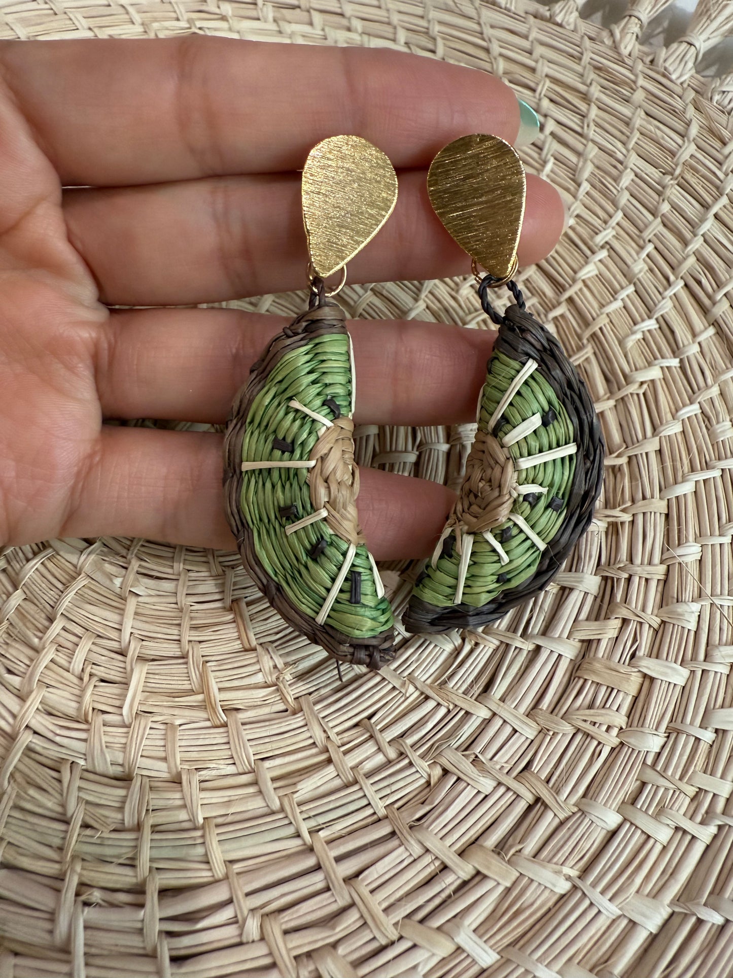 Kiwi earrings
