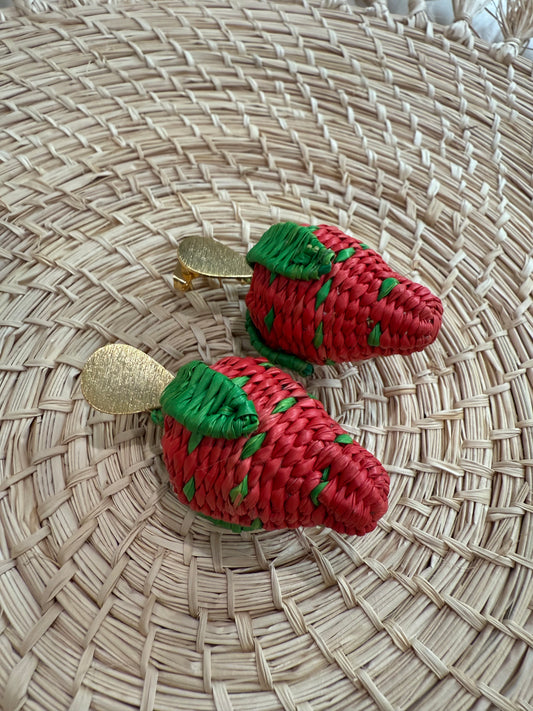 Strawberries earrings