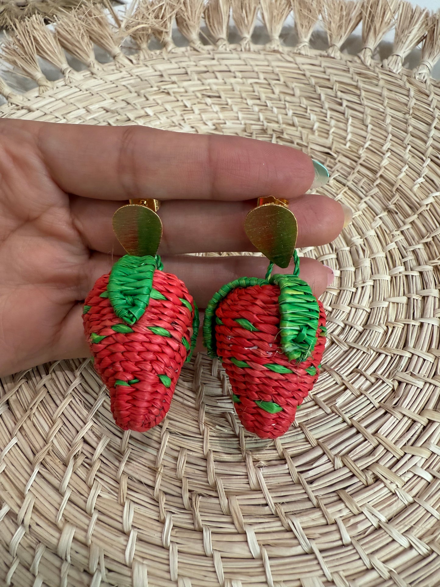 Strawberries earrings