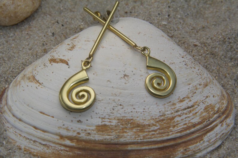 Snail Set - earrings and ring