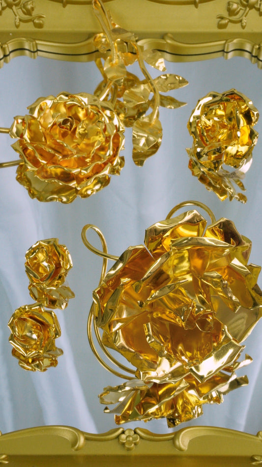 Aretes Florecita Dorada