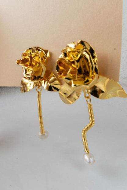 Rosalén Set - earrings and ring