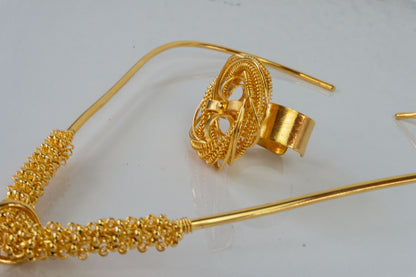 Circle Set - necklace and ring