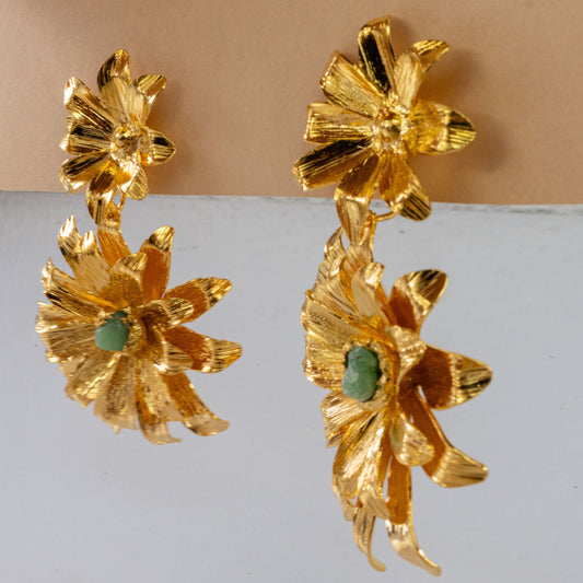 Flora Set - earrings, bracelet, and ring