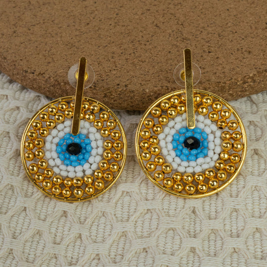 Aretes Ojo Azul