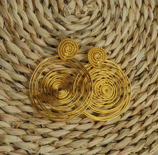 Aretes Espiral Doble