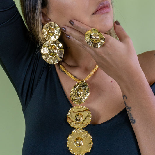 Antonella Set - necklace, bracelet, earrings, and ring