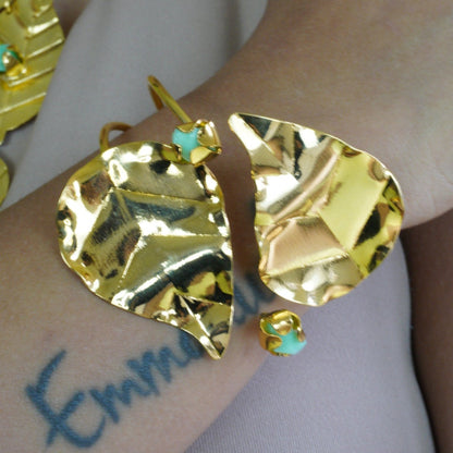 Leaves Set - earrings, necklace, and bracelet