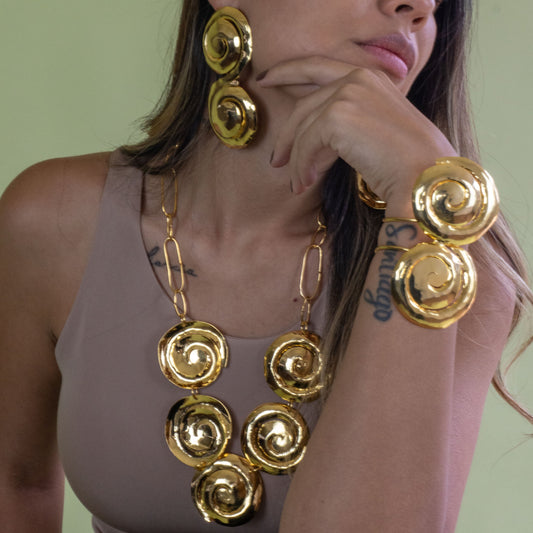 Aphrodite Set - necklace, earrings, and bracelet