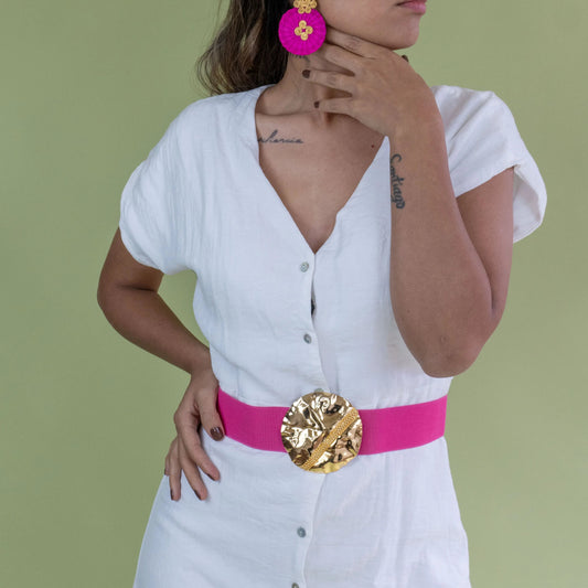 Fuccia Circle Belt