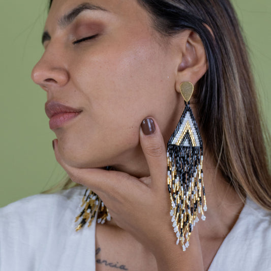Aretes Caida Cafe