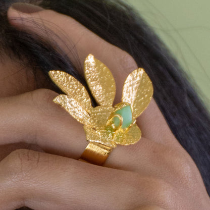 Half Flower Ring