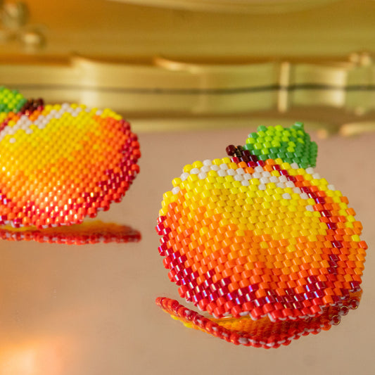 Earrings Orange