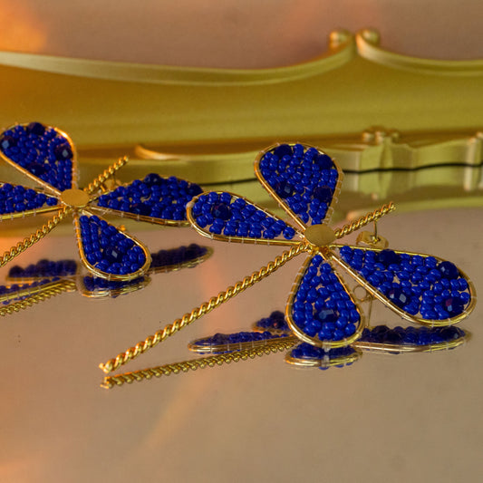 Earrings dragon-fly