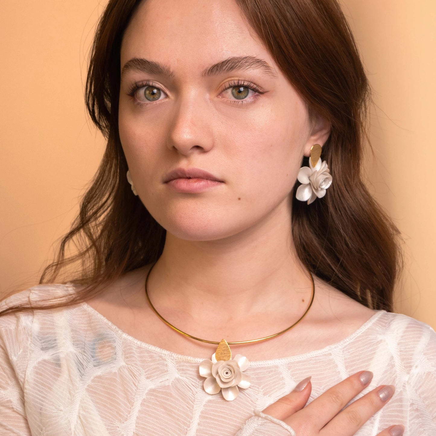 Set Bronce Arcilla Marfil