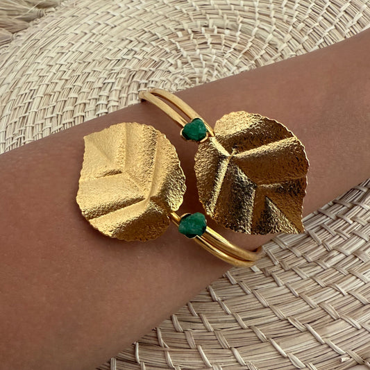 Golden Leaf Bracelet