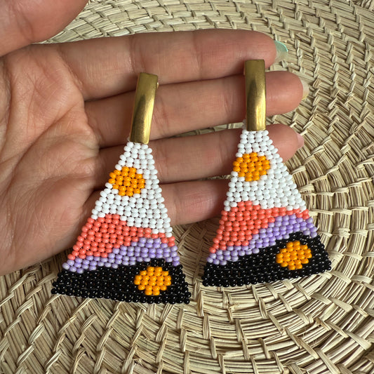 Mountain earrings