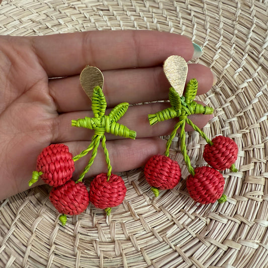 Cherry earrings