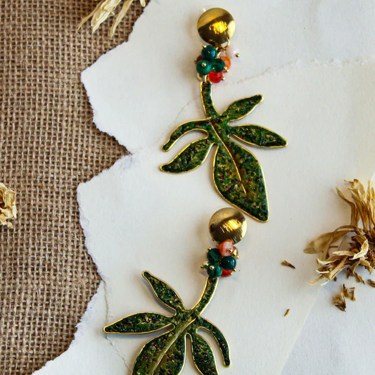 Aretes de hilo de golfi