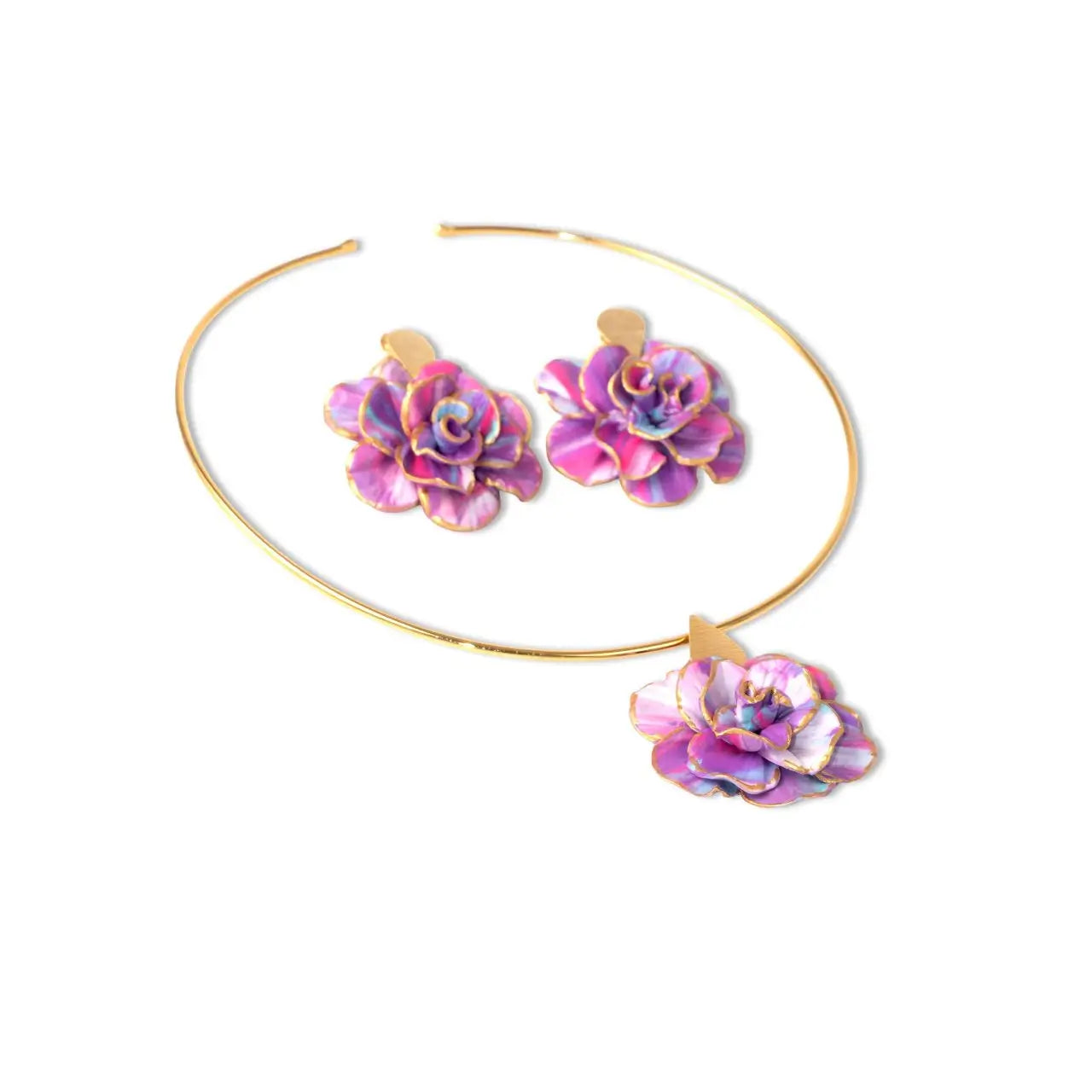 Set Bronce Arcilla Rosa